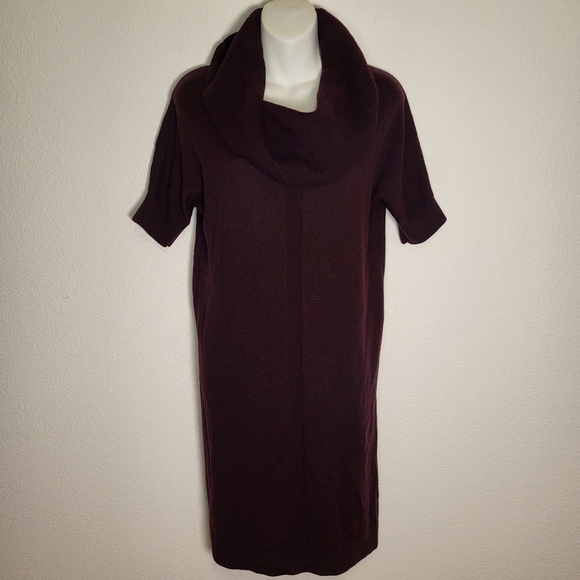 Lands End Merino Wool Cowl Neck Sweater Dress size XSmall Petite - Picture 1 of 8